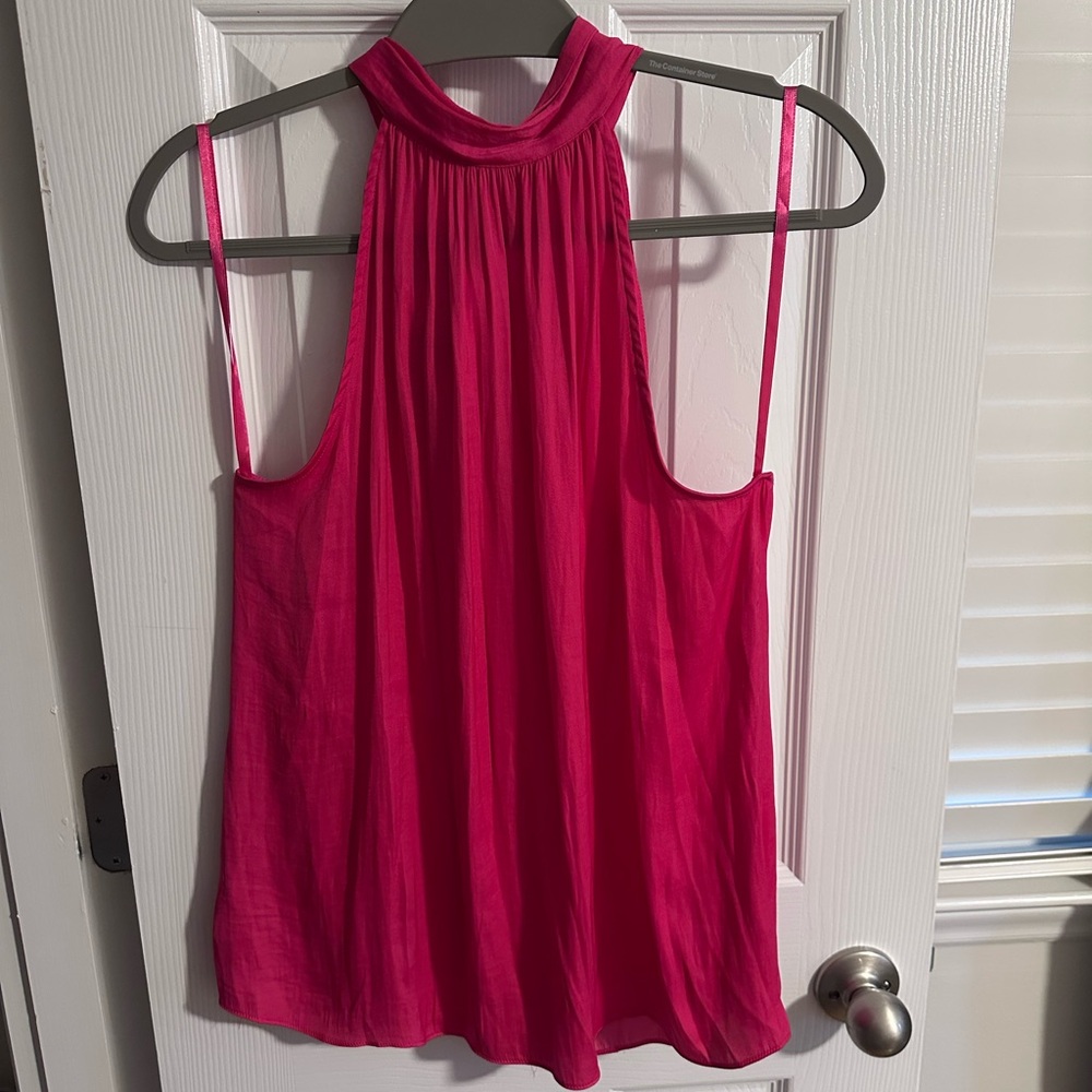 The Impeccable Pig Vibrant Pink Halter Blouse